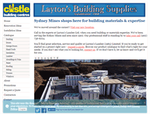 Tablet Screenshot of laytonslumber.com